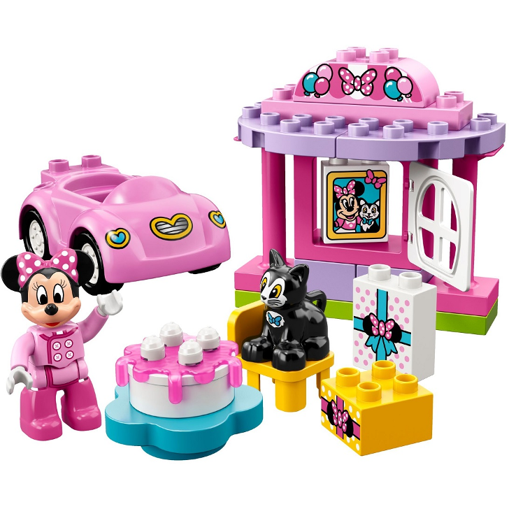 【Emily Mifigures】LEGO 樂高 磗 全新 得寶 1x2x2 米妮和貓 4066pb693 10942-細節圖3