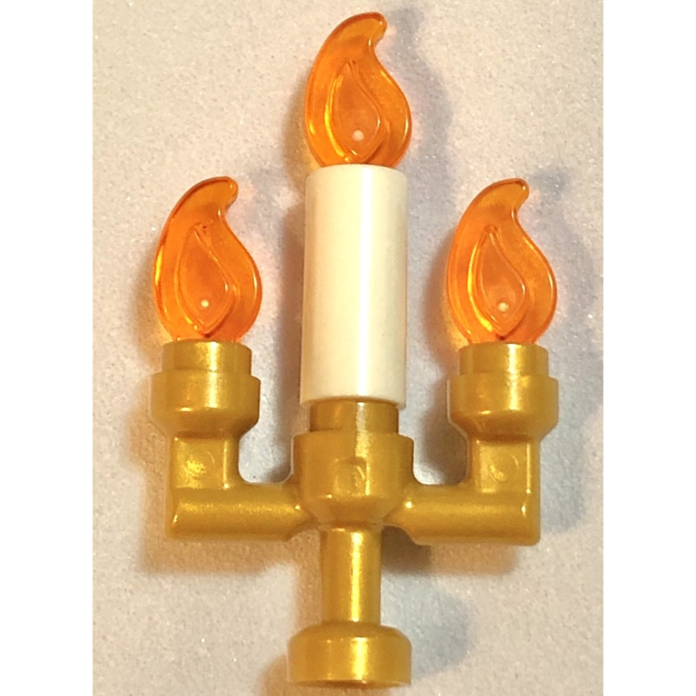 【Emily Mifigures】LEGO 樂高 全新未組 燭台 蠟燭 Candlestick，共7個零件-細節圖2