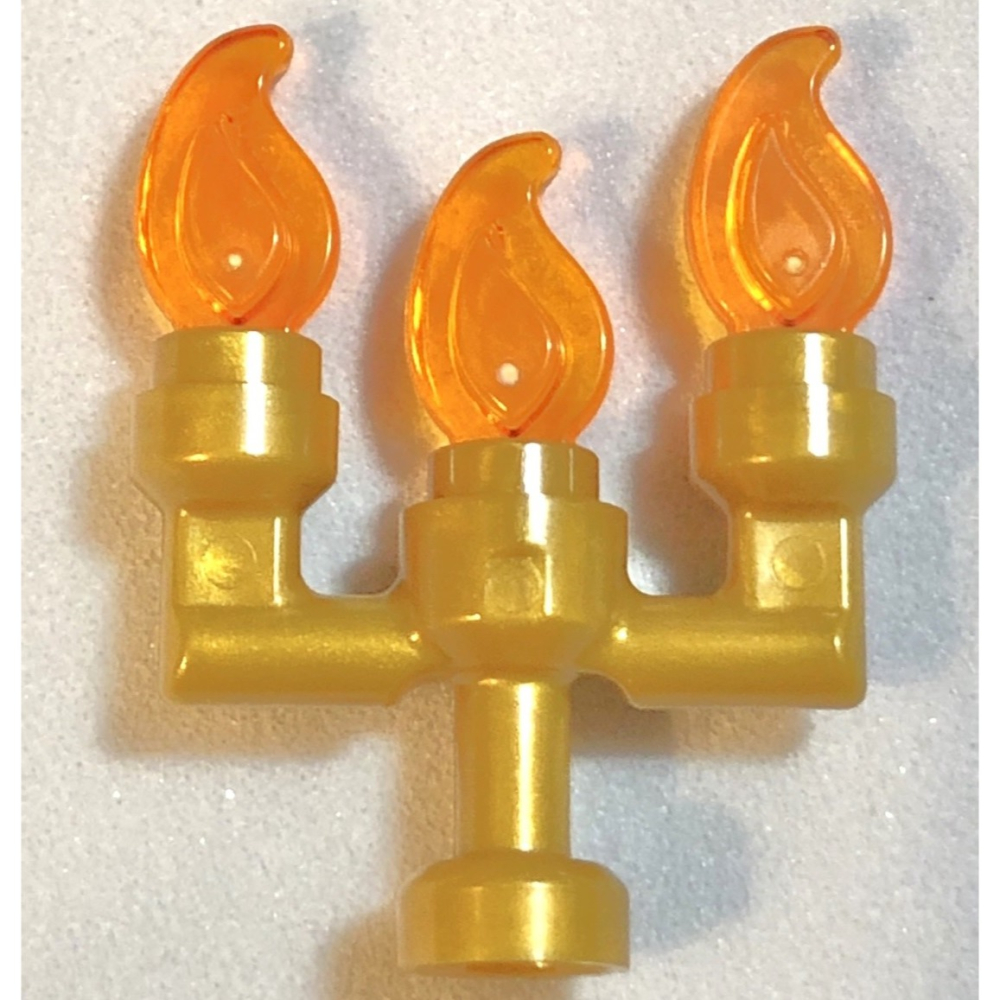 【Emily Mifigures】LEGO 樂高 全新未組 燭台 蠟燭 Candlestick，共7個零件-細節圖3