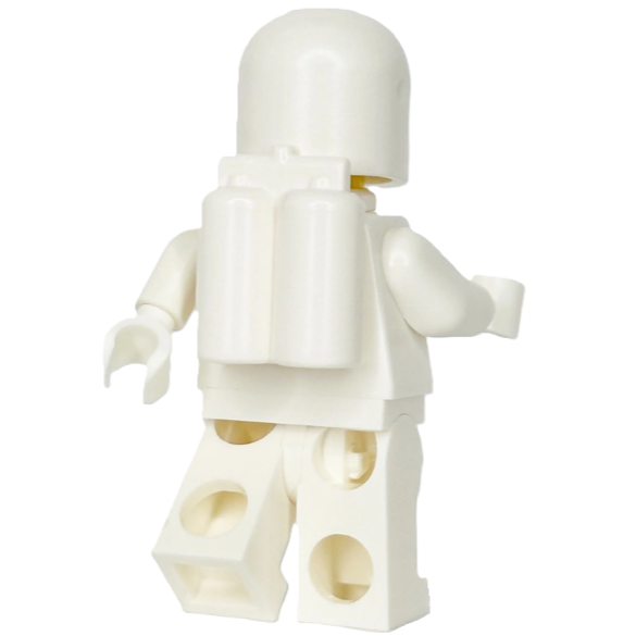 【Emily Mifigures】LEGO 樂高 人偶  二手 經典太空人 Jenny 白色 tlm110 70841-細節圖3