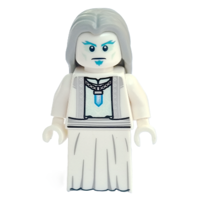 【Emily Mifigures】LEGO 樂高 人偶 頭髮 全新 淺灰色 長髮 中分 鄧不利多 36806-細節圖7
