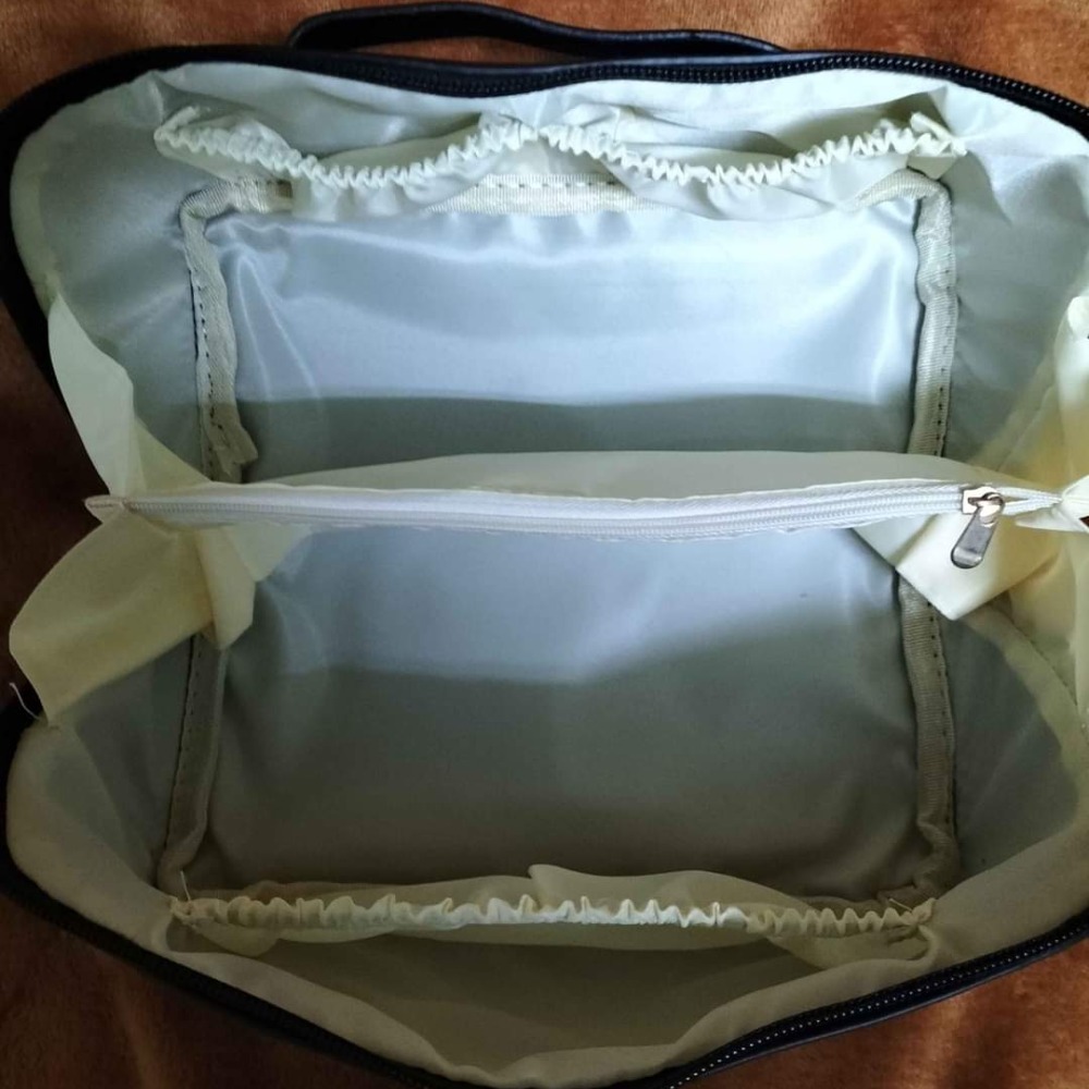 大化粧包-黑色-細節圖3