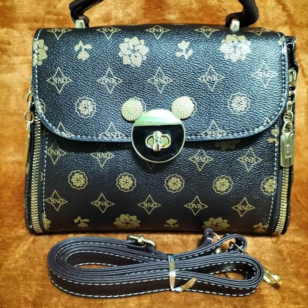 米奇立體包-咖色-細節圖2