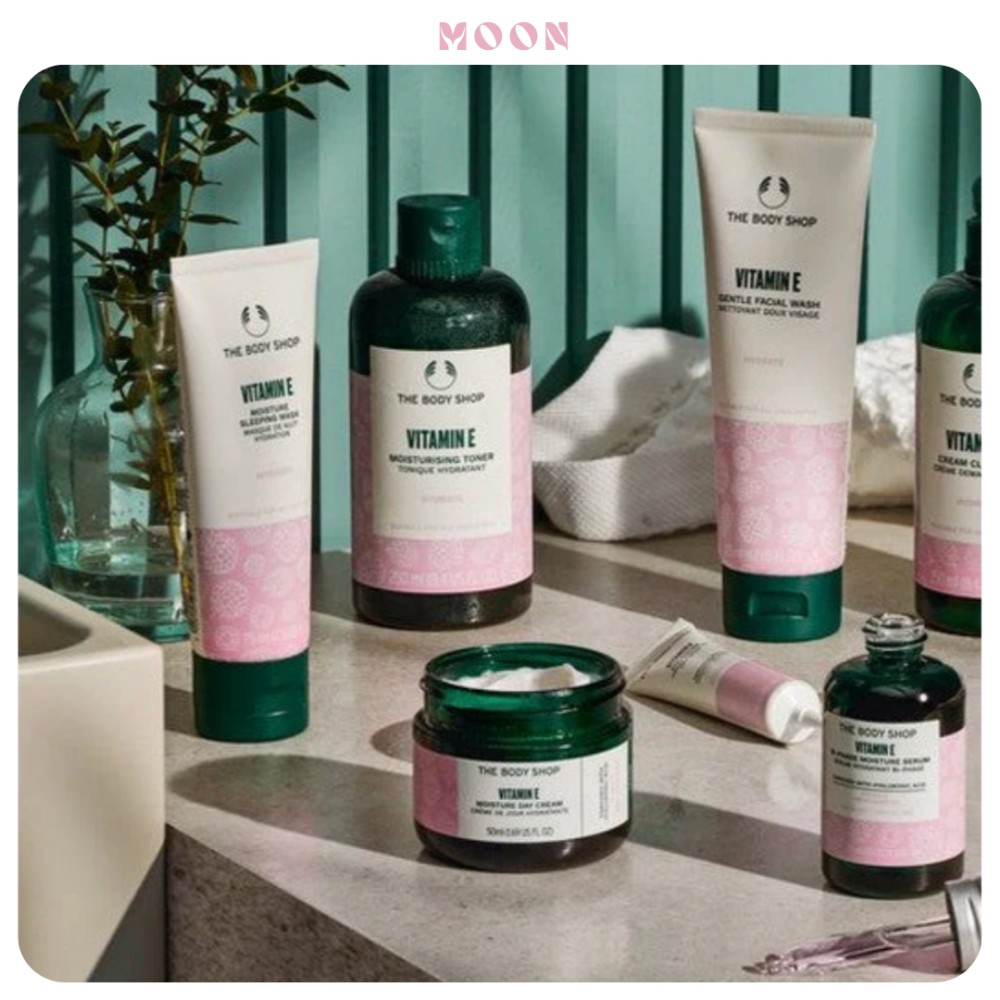 The Body Shop 維他命E保水日霜 100ml｜長效保濕 滋潤補水 玻尿酸 覆盆子籽油 各種膚質適用-細節圖4