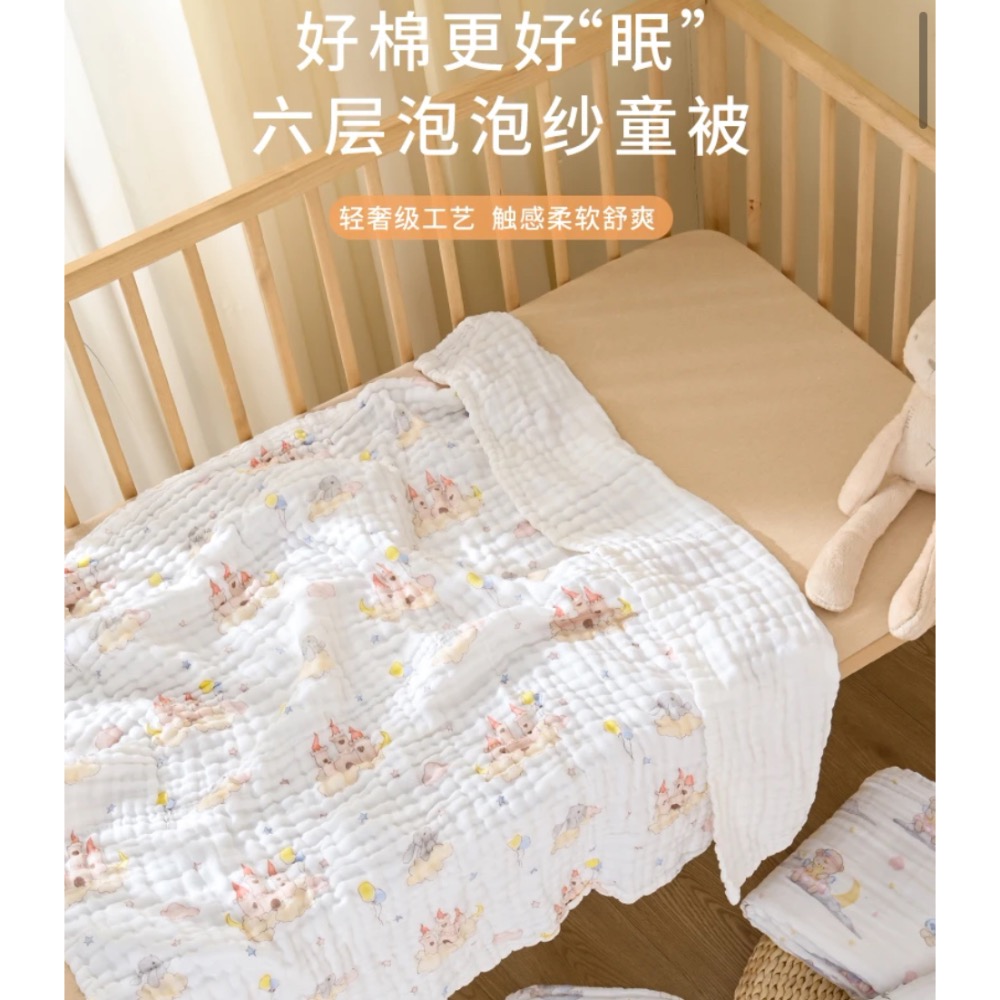 兒童紗布巾110*110-細節圖2