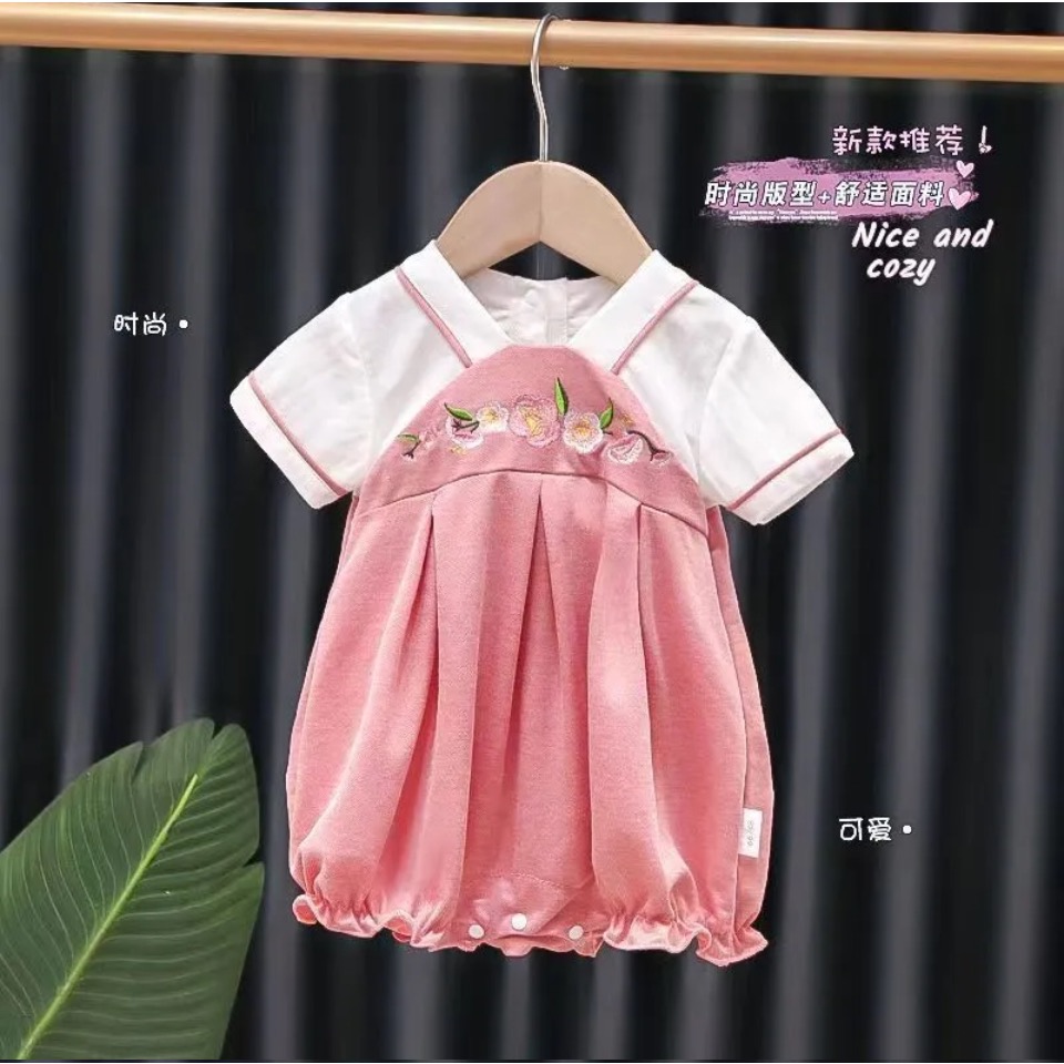 女寶古風刺繡包屁衣-規格圖2