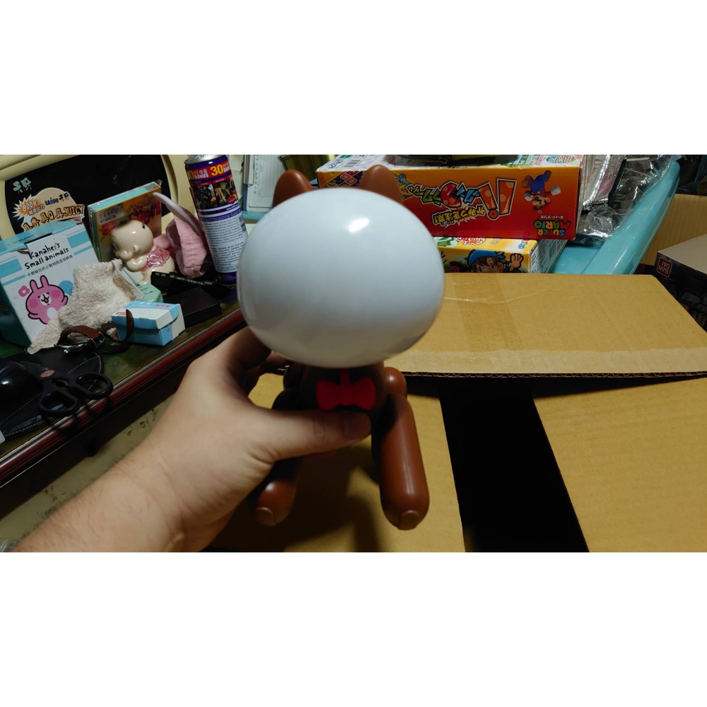 娃娃機戰利品~可愛貓造型檯燈-細節圖3