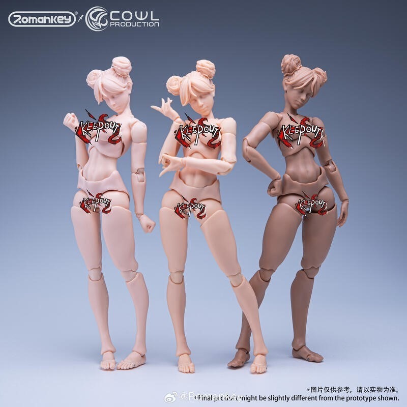 (現貨)Romankey X COWL 1/12 超可動少女素體-細節圖3