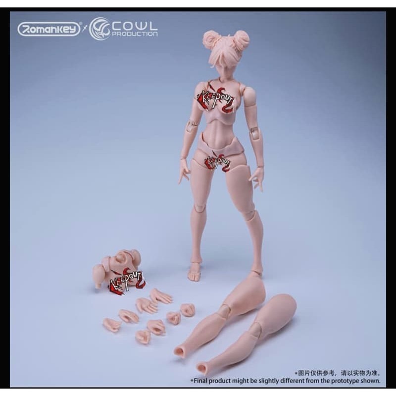 (現貨)Romankey X COWL 1/12 超可動少女素體-規格圖7