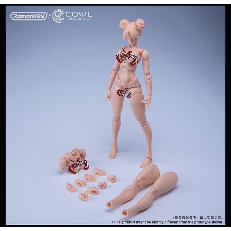 (現貨)Romankey X COWL 1/12 超可動少女素體-規格圖7