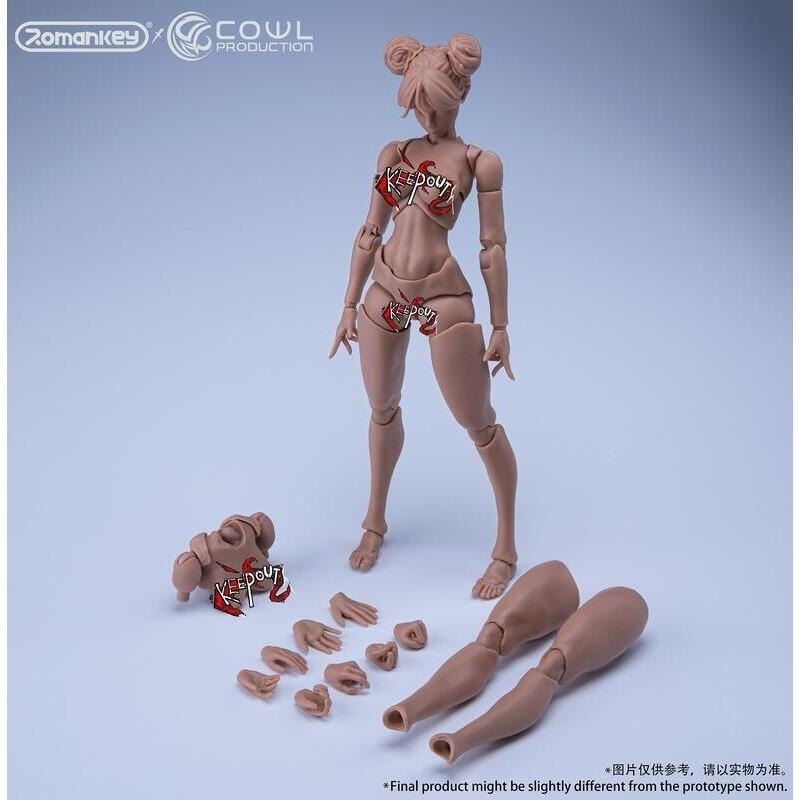 (現貨)Romankey X COWL 1/12 超可動少女素體-規格圖7