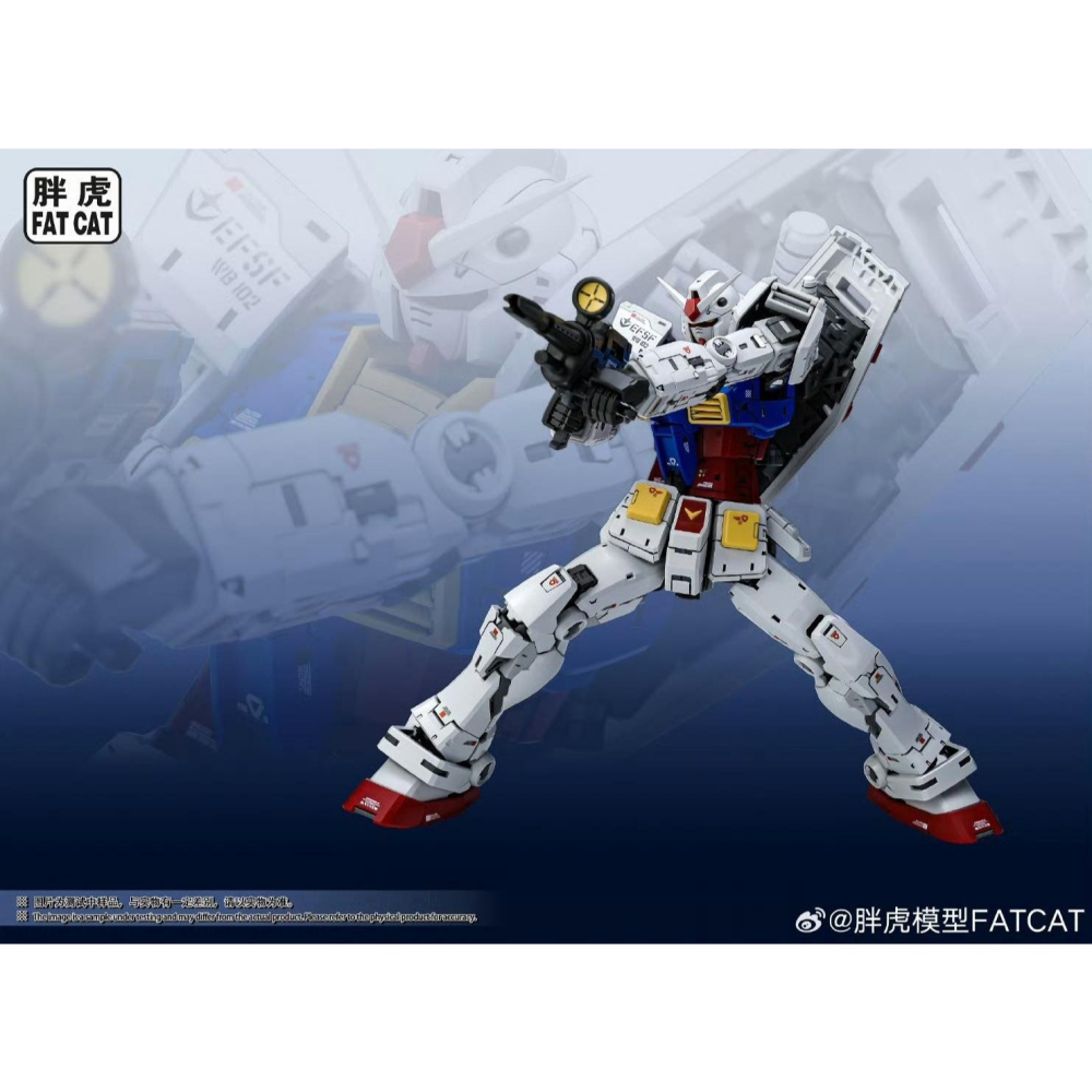 胖虎模型 倍化系列 1/100 RG 2.0 RX-78-2鋼彈 初鋼-細節圖3