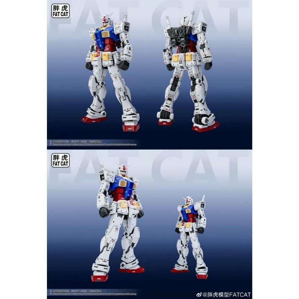 胖虎模型 倍化系列 1/100 RG 2.0 RX-78-2鋼彈 初鋼 阿祖 元祖-細節圖2