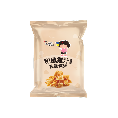 【躍牛小舖】維力 張君雅小妹妹 和風雞汁拉麵條餅 65g/包 香脆點心麵 日式醬油 和風雞汁 寬版點心麵 零食 點心