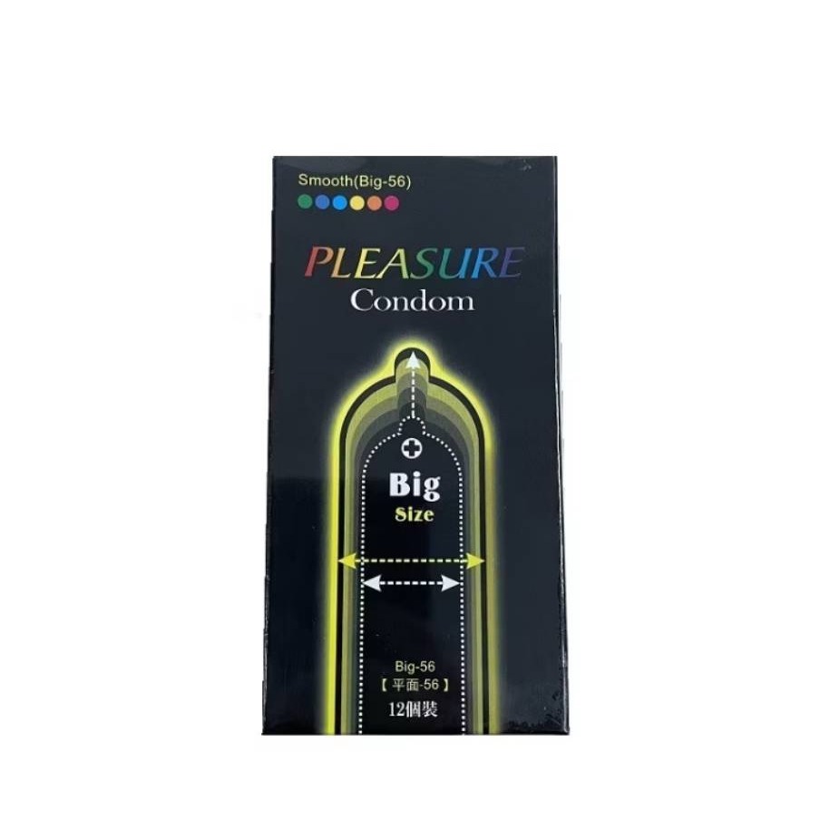 Pleasure 樂趣大號小號保險套46/49/56/58/60mm盒裝 安全套 衞生套 保險套-規格圖7