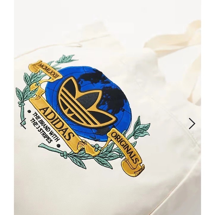 【現貨】adidas Originals 帆布刺繡貼布托特包-細節圖4