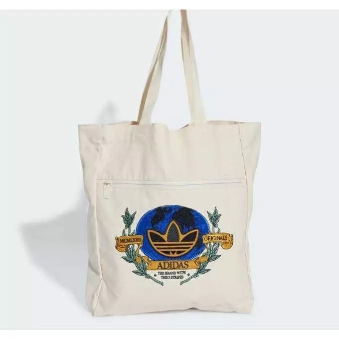 【現貨】adidas Originals 帆布刺繡貼布托特包-細節圖5