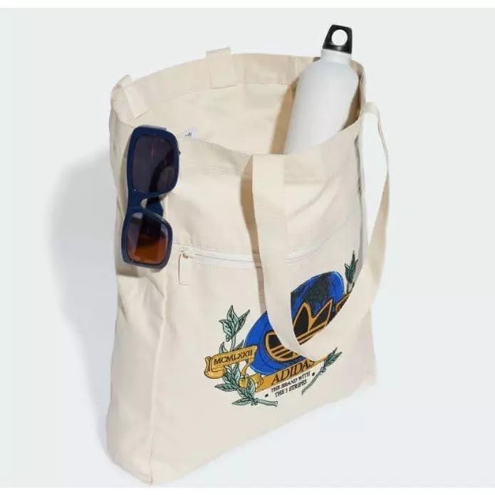 【現貨】adidas Originals 帆布刺繡貼布托特包-細節圖6