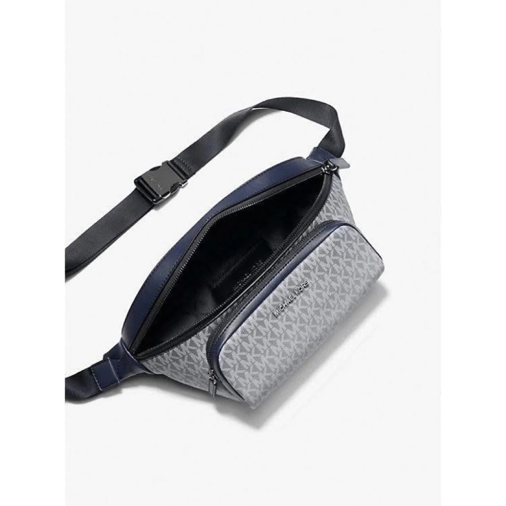 【現貨】 Michael Kors Cooper logo 男士新款肩腰包 -深藍漸層-細節圖2