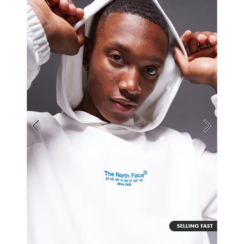 【現貨】The North Face 男大人經典刷毛連帽T - M-細節圖2