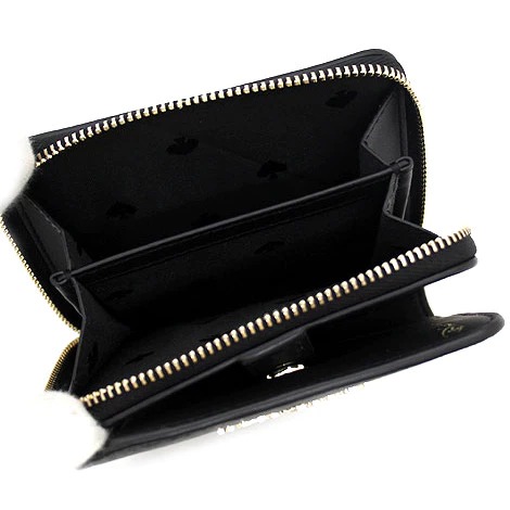 【現貨】Kate Spade x Disney 迪士尼聯名限定款 米妮 Minnie 兩折拉鏈 零錢 小短夾-細節圖4