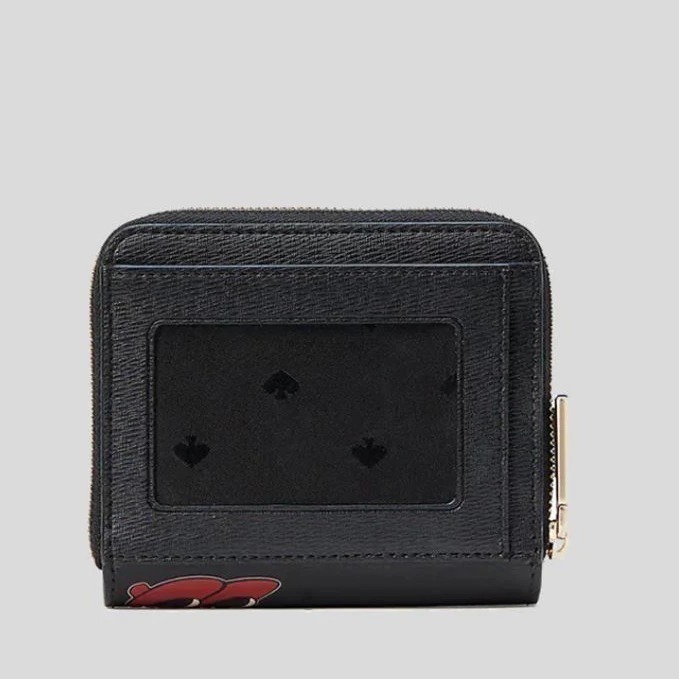 【現貨】Kate Spade x Disney 迪士尼聯名限定款 米妮 Minnie 兩折拉鏈 零錢 小短夾-細節圖2