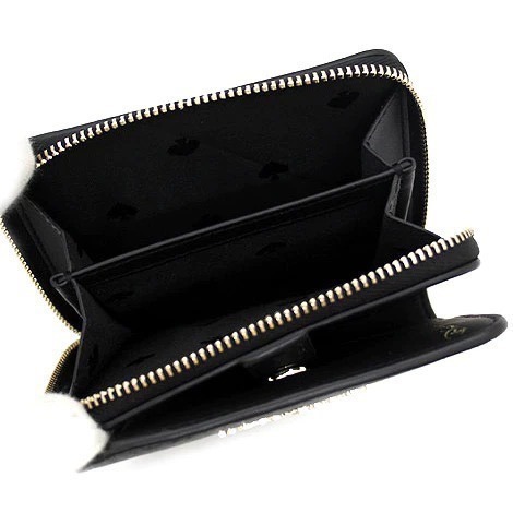 【現貨】Kate Spade x Disney 迪士尼聯名限定款 米妮 Minnie 兩折拉鏈 零錢 小短夾-細節圖4