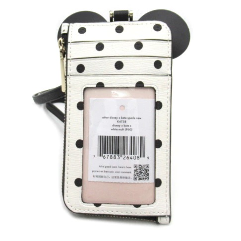 【現貨】Kate Spade x Disney 聯名款 米妮波點 掛脖證件套 票卡夾 識別證-細節圖4