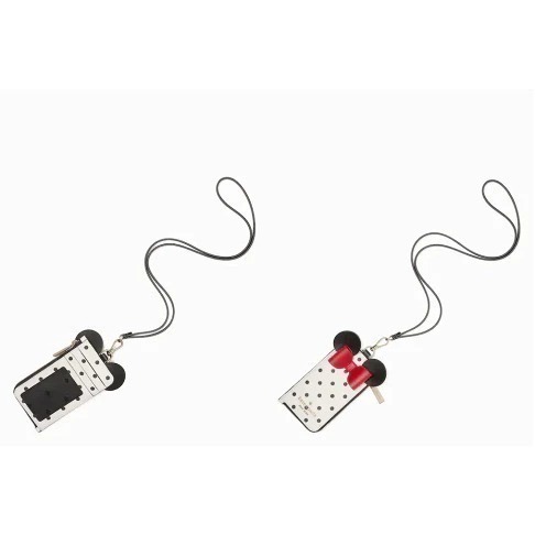 【現貨】Kate Spade x Disney 聯名款 米妮波點 掛脖證件套 票卡夾 識別證-細節圖2