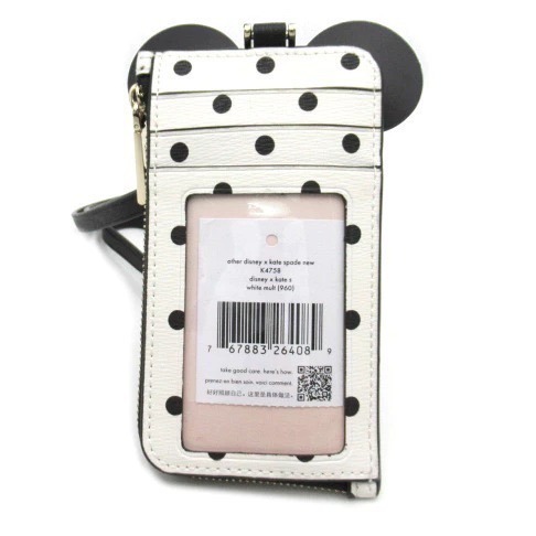 【現貨】Kate Spade x Disney 聯名款 米妮波點 掛脖證件套 票卡夾 識別證-細節圖4