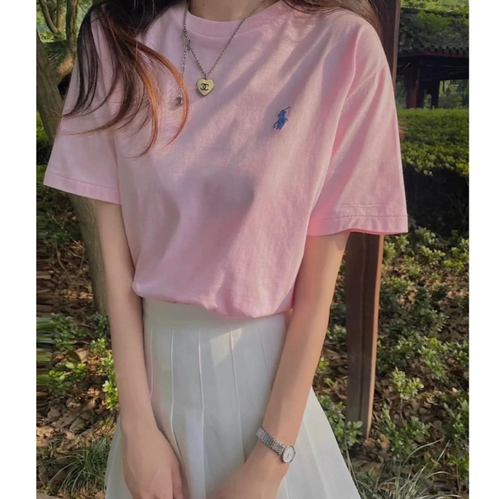【現貨】 Ralph Lauren 青年款小馬短袖棉 Tee 三件組 女大人可穿-細節圖3