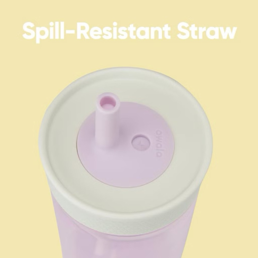【現貨】 ❤️‍🔥 Owala 防漏吸管水杯 450ml - 熱銷🦄獨角獸粉-細節圖3