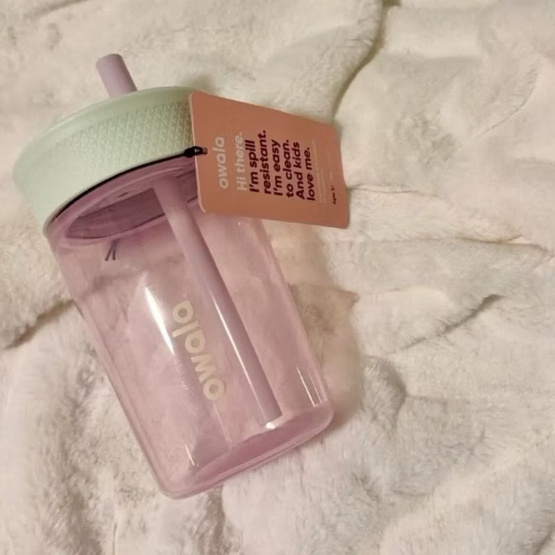 【現貨】 ❤️‍🔥 Owala 防漏吸管水杯 450ml - 熱銷🦄獨角獸粉-細節圖6