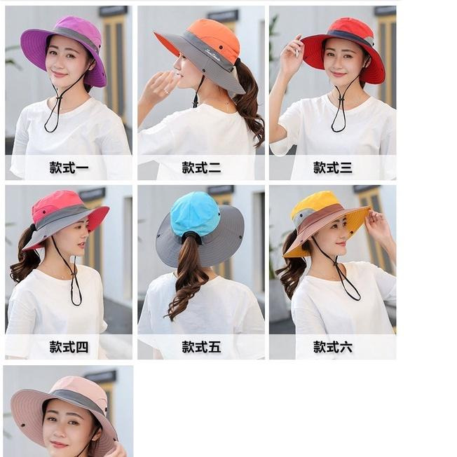 遮陽帽漁夫帽 奔尼帽牛仔帽 雙色帽戶外漁夫帽 迷彩帽 太陽帽 釣魚帽 男女登山露營-細節圖2