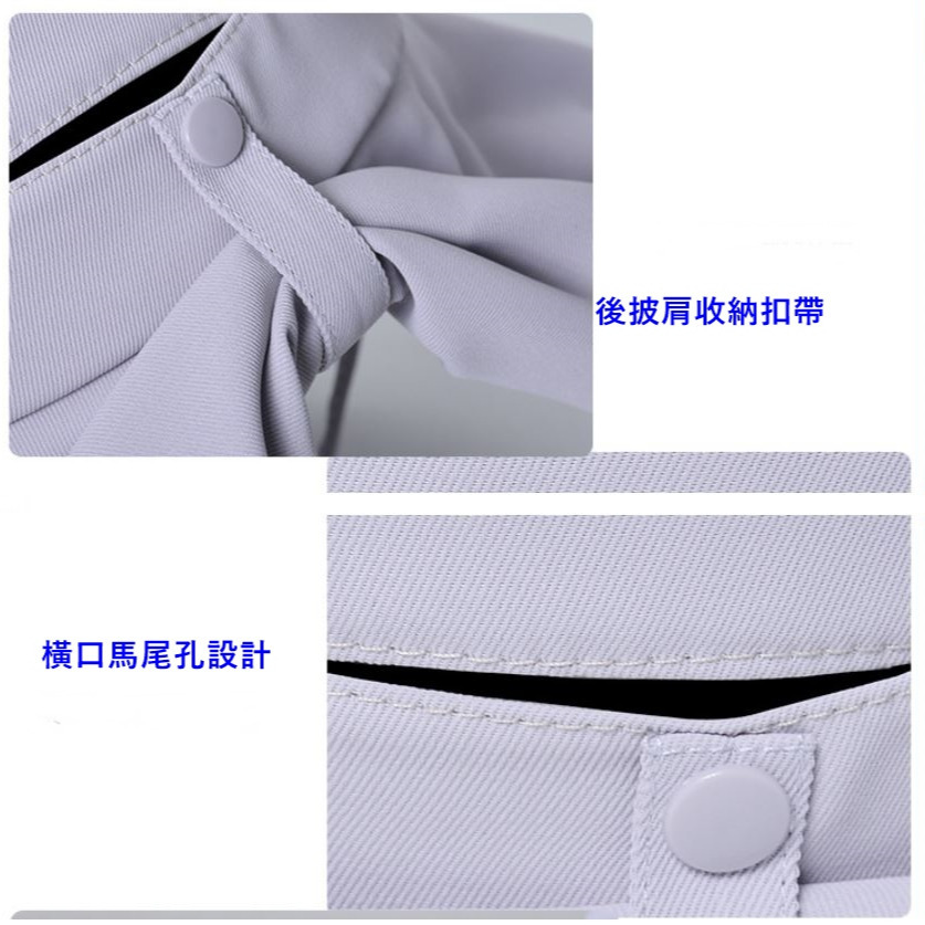 披肩遮陽帽 漁夫帽大帽檐 遮臉帽 披肩遮脖帽 連肩帽 披肩帽 帽子 遮陽 大檐帽-細節圖7