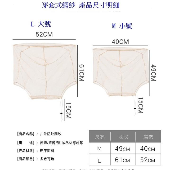 防蚊紗網 網紗 戶外防蟲帽 防蚊帽 防蚊帽網 防蚊網  防蚊面罩 防蚊頭套 露營野外旅遊-細節圖3