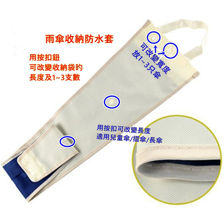 汽車雨傘置物袋 收納袋 防水套 懸掛式收納袋 收納雨袋 汽車收納  汽車用品可隨身攜帶-細節圖3