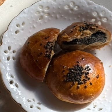 蛋黃酥&芝麻燒餅-細節圖2