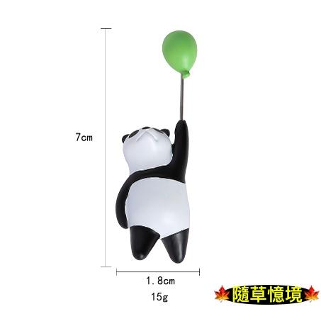 （高品質樹脂磁鐵）3D 立體彩色氣球 熊貓 氣球熊貓 樹脂 磁鐵 磁貼 DIY 飾品 冰箱貼-細節圖5