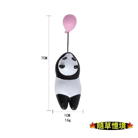 （高品質樹脂磁鐵）3D 立體彩色氣球 熊貓 氣球熊貓 樹脂 磁鐵 磁貼 DIY 飾品 冰箱貼-細節圖6