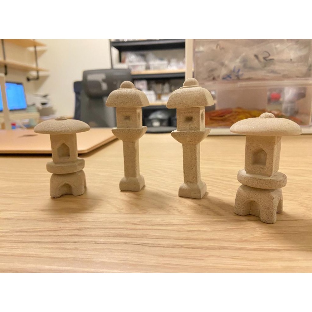 （2款水泥手雕）迷你 石燈 石燈籠 仿古 日式 砂石 做舊 枯山水 和風 佛系 禪意 假山 苔蘚 微景觀-細節圖8