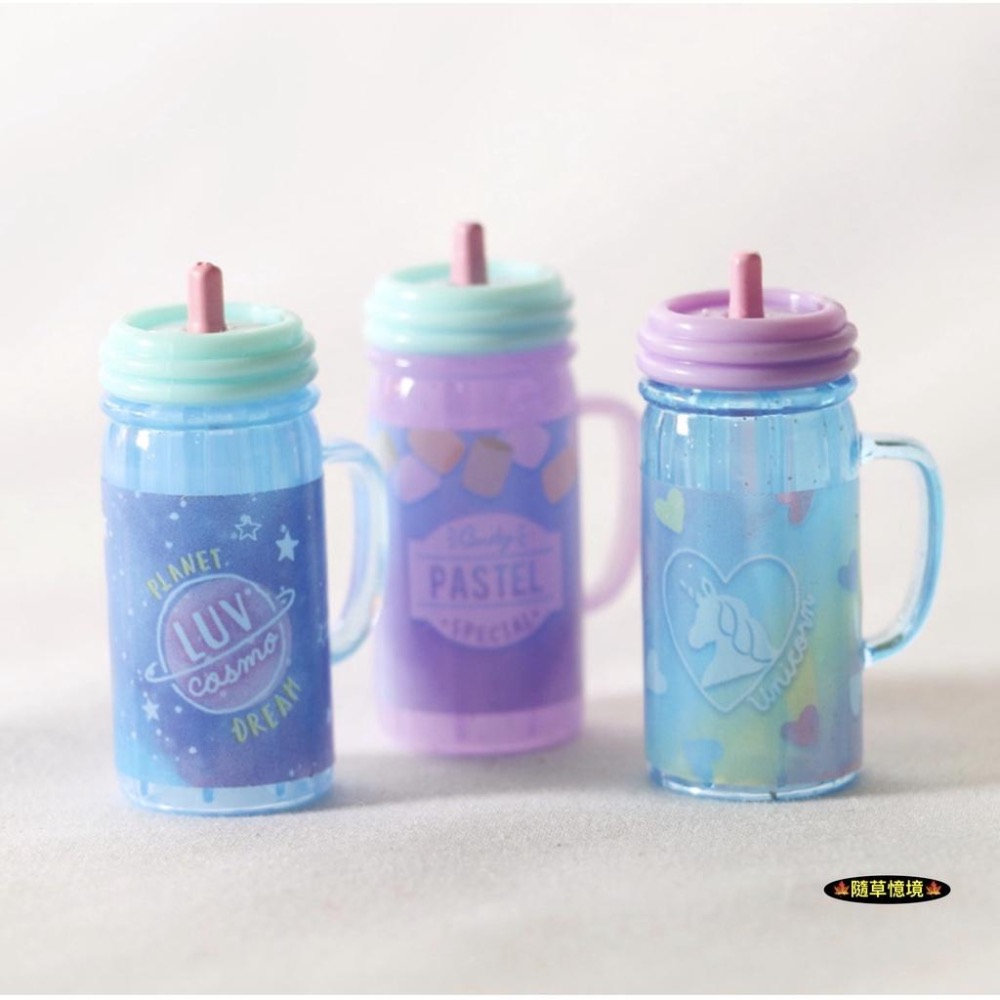 （1入/3入）迷你仿真 冰霸杯 吸水壺 水壺 吸管 飲料杯 果汁杯 杯子 保溫杯 娃娃屋 袖珍 食玩 微縮 微景觀 模型-細節圖2