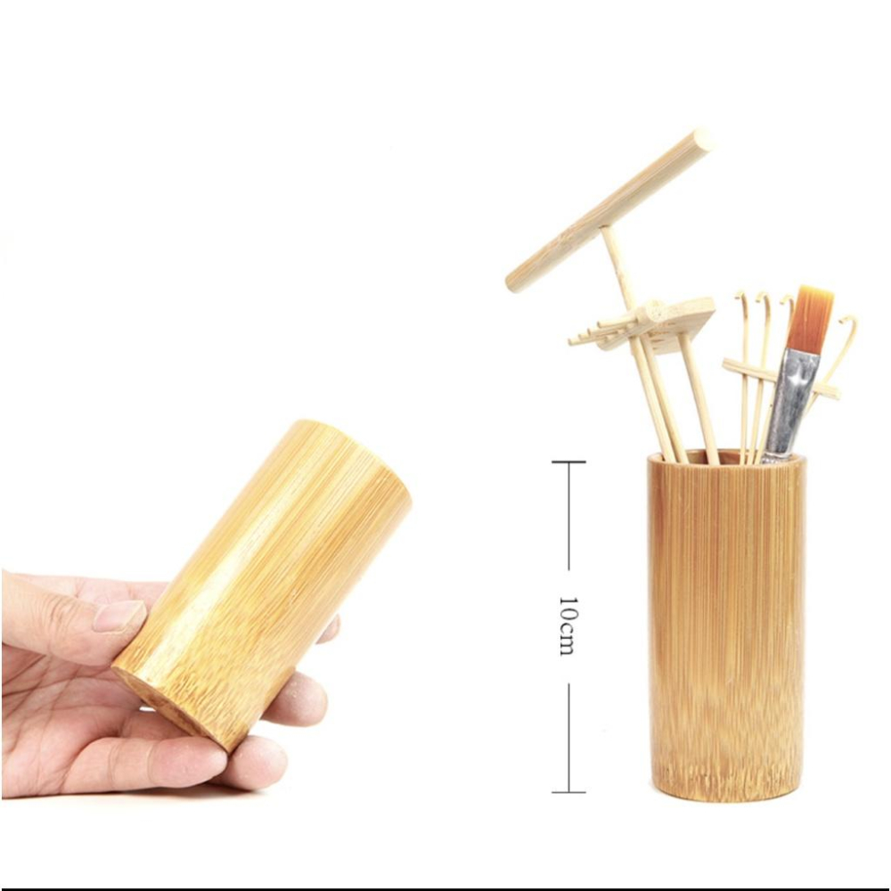 （6款竹製）日式 枯山水 沙盤 沙耙 工具 耙 竹筒 刷子 爪耙 禪意 佛系 微景觀 沙扒 園藝 裝飾 用品-細節圖3