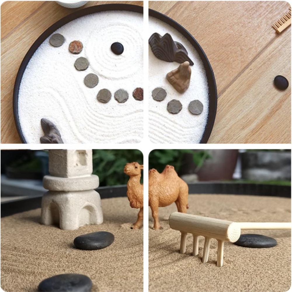 （6款竹製）日式 枯山水 沙盤 沙耙 工具 耙 竹筒 刷子 爪耙 禪意 佛系 微景觀 沙扒 園藝 裝飾 用品-細節圖9