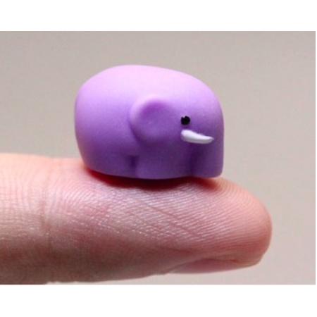 （磁鐵）卡通Q版 迷你版小號 冰箱貼 磁貼 大象 小象 象 模型 擺件-細節圖3