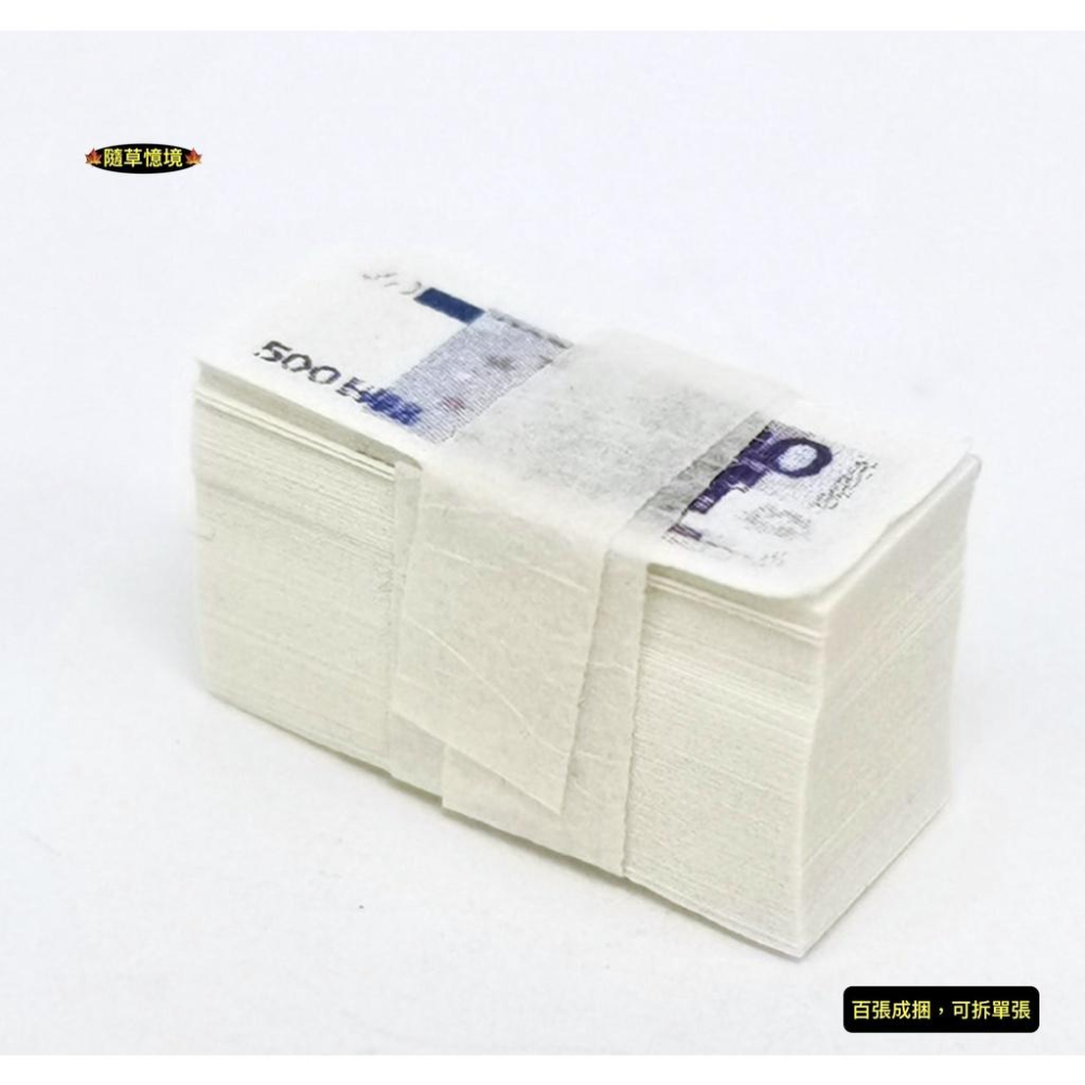 （超小100張/捆）迷你仿真 袖珍 紙幣 鈔票 紙鈔 假錢 BJd 配件 袖珍 食玩 微縮場景 微景觀-細節圖3
