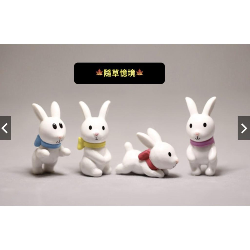 4款 領結 兔子小白兔 兔子 兔 zakka雜貨 苔蘚微景觀飾品 多肉玩偶擺件 DIY材料