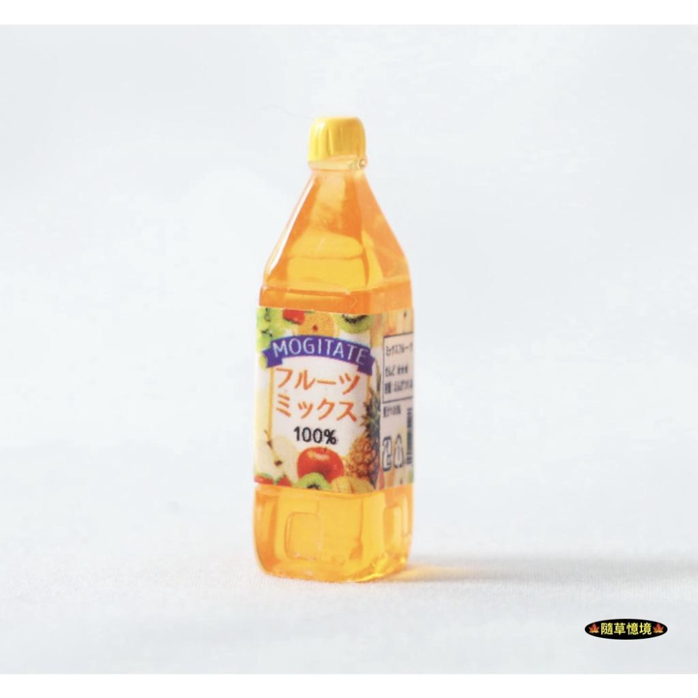 （5款） 迷你仿真 日式 綜合 果汁 綠茶 紅茶 氣泡水 保特瓶 飲料 娃娃屋 袖珍 食玩 微縮 微景觀 模型-細節圖3