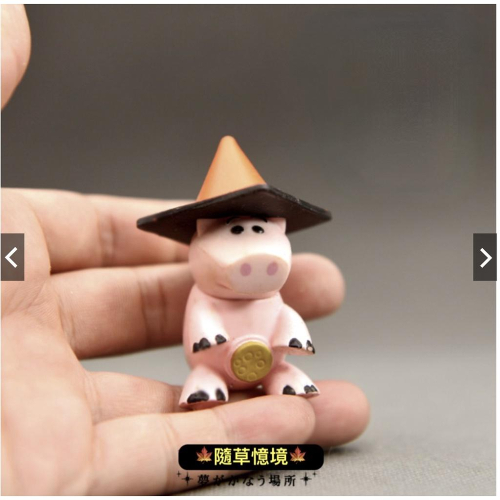 （超搞笑5cm）安全帽 金幣 豬 發財豬 火腿 戴交通錐帽 豬排博士 粉紅豬 擺件模型公仔-細節圖3