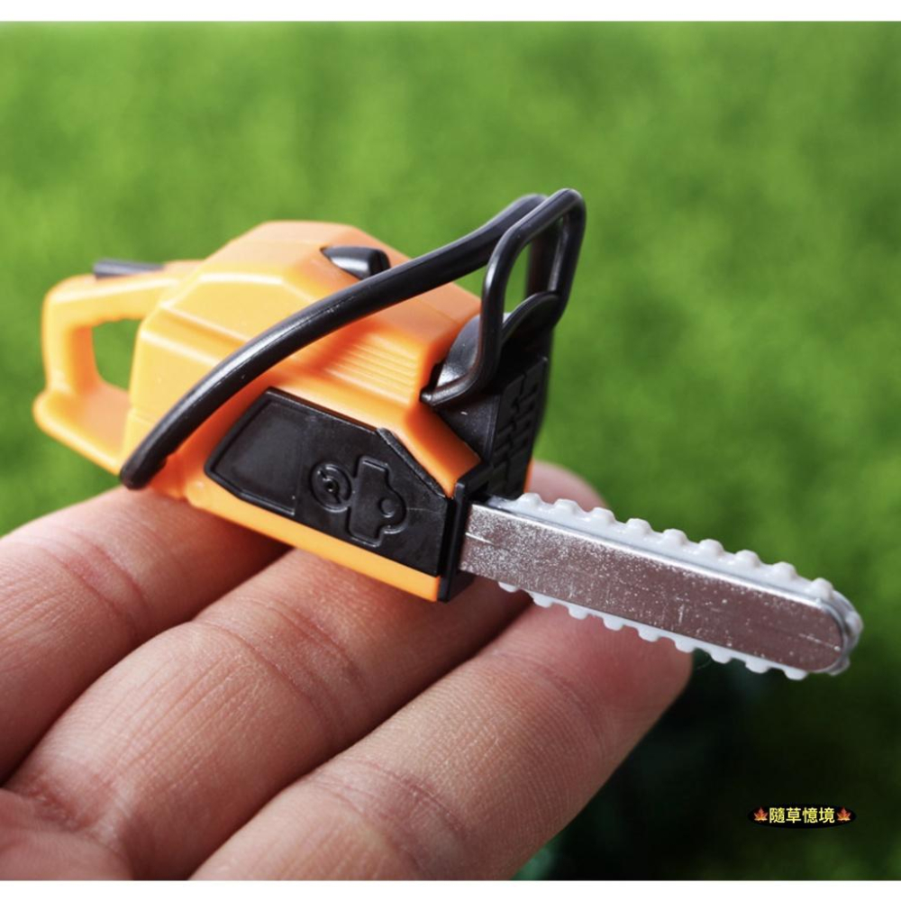（5款）迷你仿真 割草機 電鋸 除草機 園藝 工具 鋸子 微景觀 花園場景 娃娃屋 袖珍 食玩 微景觀 模型-細節圖6